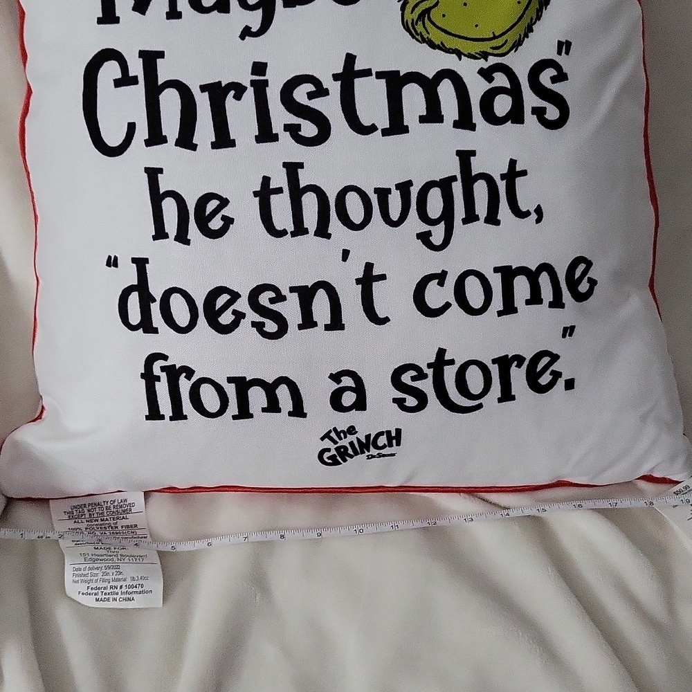 Dr. Suess Holiday Pillow - Picture 3 of 8